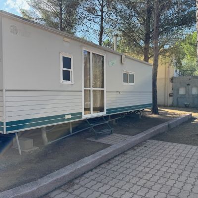 location mobil home ancienne generation camping balanea 2025 2