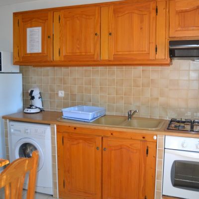 location mini villa cuisine camping balanea 2024 3